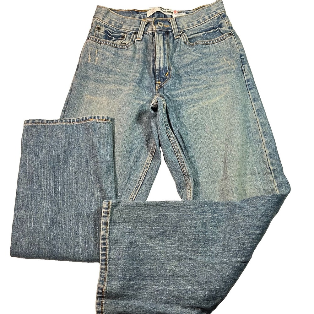 Levi's 569 Jeans Boy's 14 Reg 27x27 Loose Fit Straight Blue Medium Wash Denim